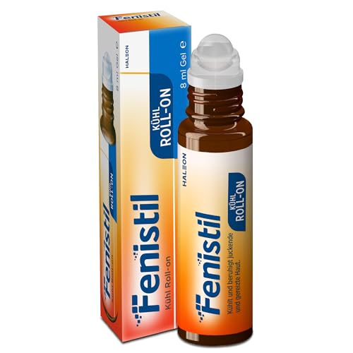 Fenistil Kühl Roll-on, Kosmetikum zur Beruhigung von gereizter und juckender Haut, z.B. bei Insektenstichen, 8 ml